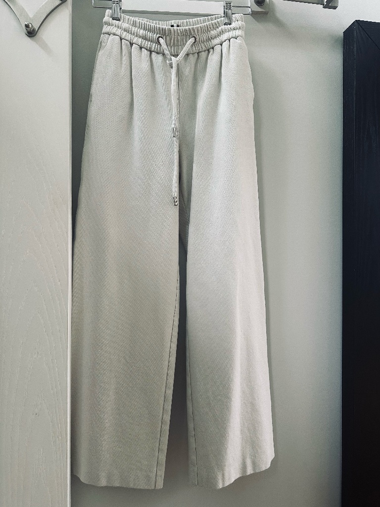 Boss Wide-Leg Pants Off-White Size M/L